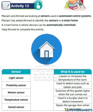 5G: Activity 13 - U2 (Sensors)