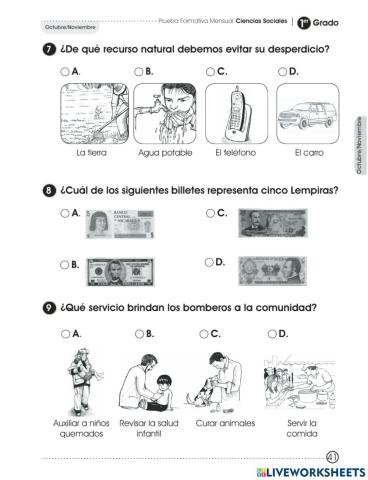 Pruebas formativas