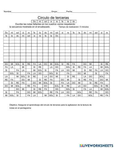 Circulo de 3as