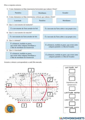 Latitude e lonxitude