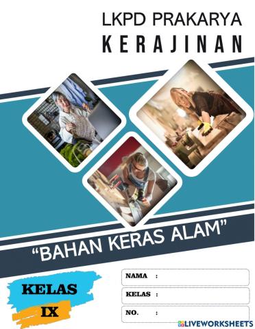 Lkpd jenis bahan kerajinan alam