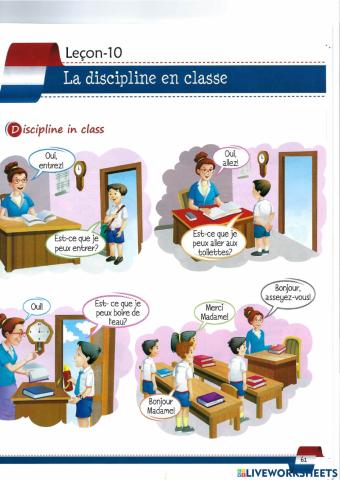 La discipline en classe