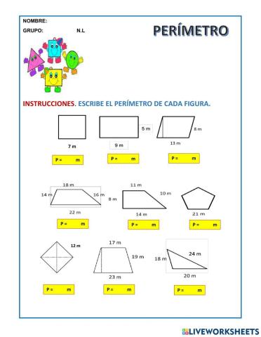 Calculo de perímetros