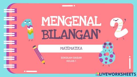 Mengenal Bilangan