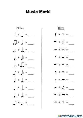 Music Math