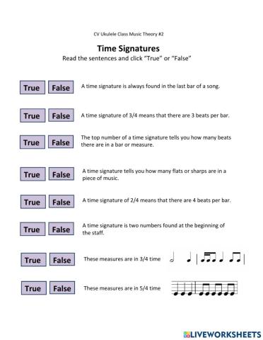 Time Signatures