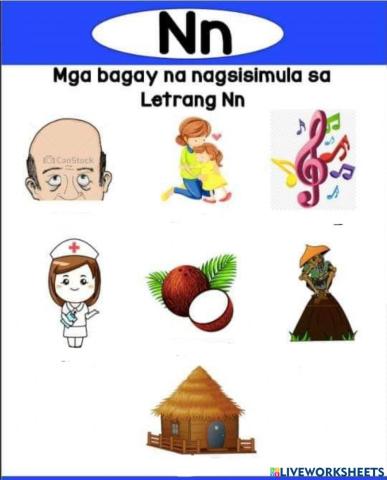 Mga bagay na nagsisimula sa Letrang N