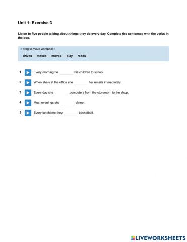 Mindset Foundation - Listening & Speaking Skills Modules - Unit 1 Ex3