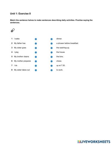 Mindset Foundation - Listening & Speaking Skills Modules - Unit 1 Ex8