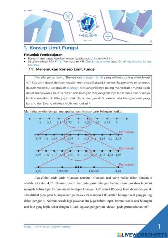 Konsep Limit Fungsi