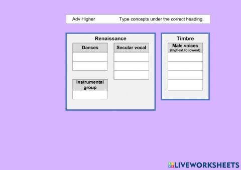 Advanced Higher Music: Mixed concepts 1B