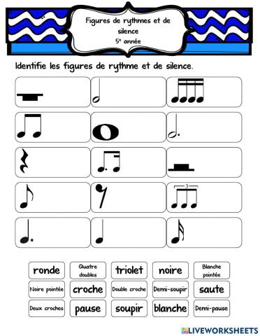 Figures de notes et de silence