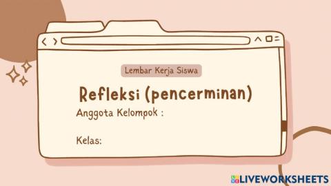 Transformasi : Pencerminan