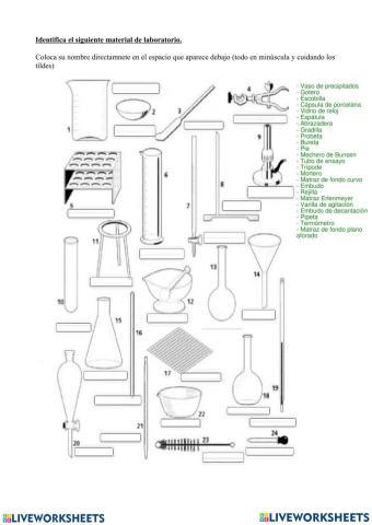 Material de laboratorio