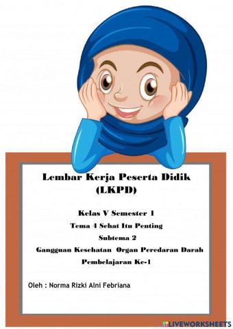 LKPD Tema 4 Subtema 2 Pembelajaran 1 Kelas 5