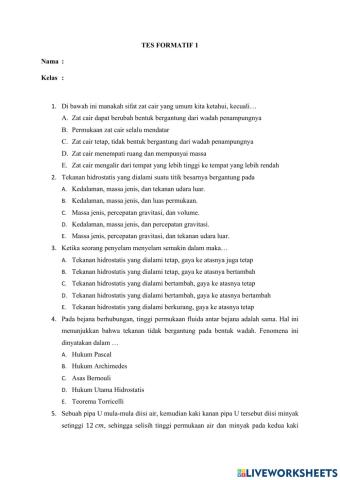 Tes Formatif 1