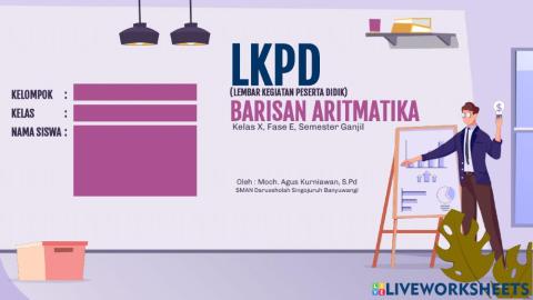 Lkpd barisan aritmatika 1