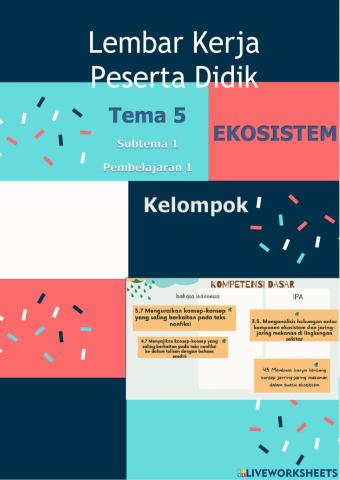 Tema 5 Ekosistem