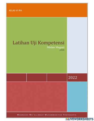 Latihan Uji Kompetensi