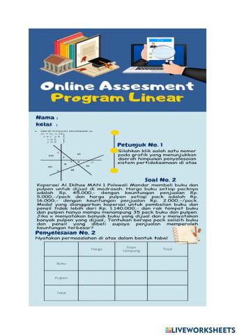 Program linear assesment