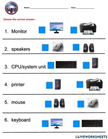 ABS computer parts