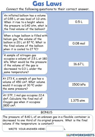 Gas Laws