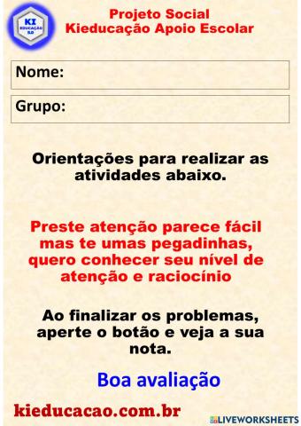 Resolução de problemas BE 