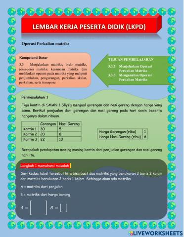 Perkalian Matriks