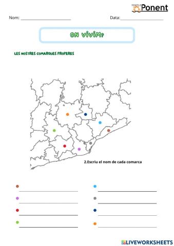 Comarques catalunya