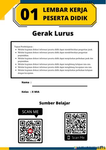 LKPD Gerak Lurus