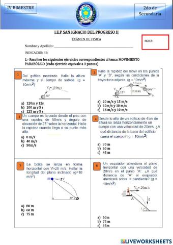 Movimiento Parabólico