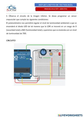 Práctica Programación Arduino - 8