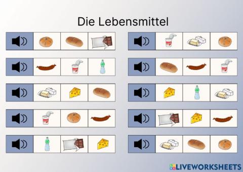 Die Lebensmittel