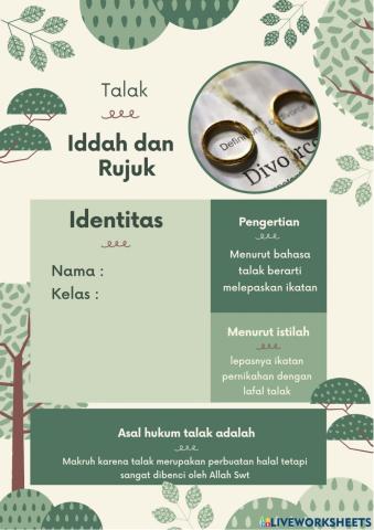 LKPD Talak-Rujuk-Iddah