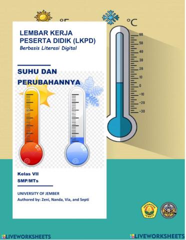 LKPD 1 Suhu dan Perubahannya