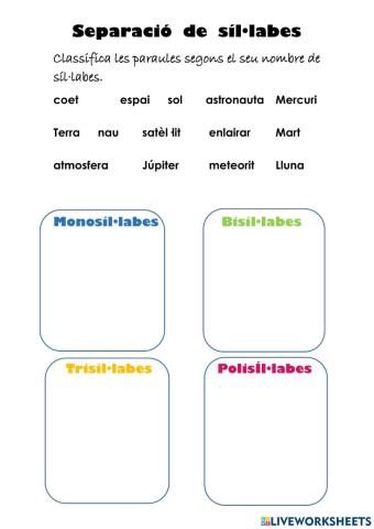 Separació síl·labes