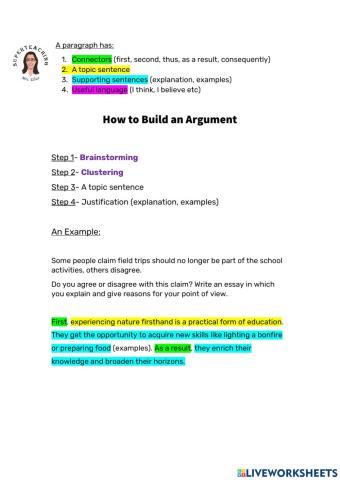 Writing an argument