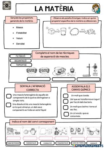 Propietats de la matèria