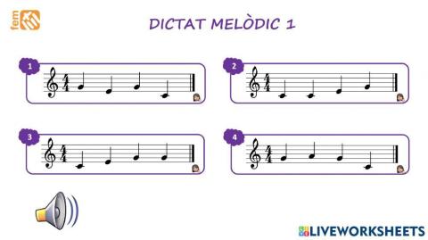 Dictat melòdic 1 mlsd