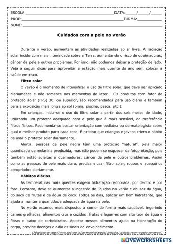 Interpretação Textual - Avançado