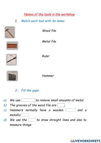 2 Tools in the workshop (1)