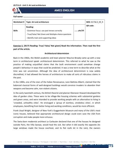 IELTS 6.0 L9 Reading