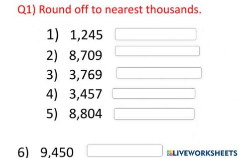 Rounding