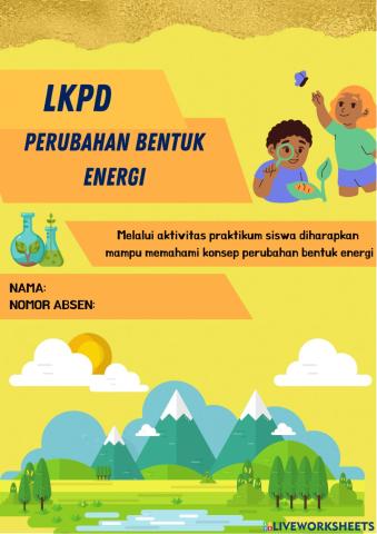 LKPD Perubahan Bentuk Energi