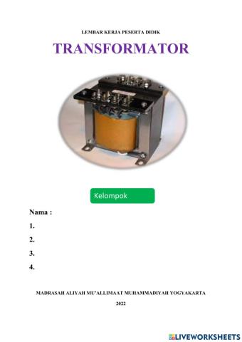 LKPD Transformator