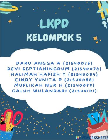 Lkpd kelompok 5 -  matematika kelas 1 sd