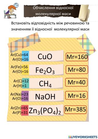 Відносна молекулярна маса