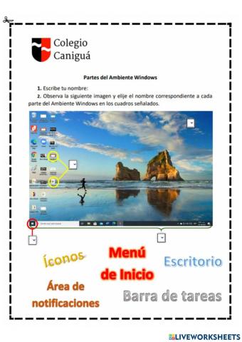Partes del Ambiente Windows