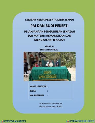 Lkpd pengurusan jenazah 1