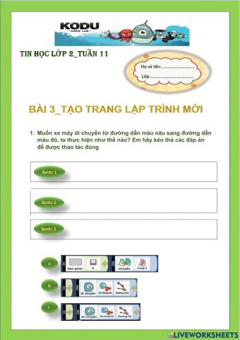 Lớp 2-Tuần 11-Tiết 11-Bài 2(t4)-tạo trang lập trình mới